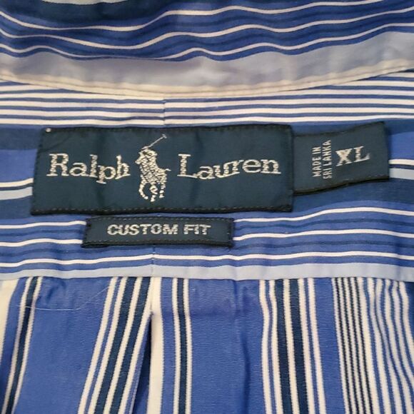 Ralph Lauren Custom Fit Men's XL Button Down Shirt - Picture 4 of 6